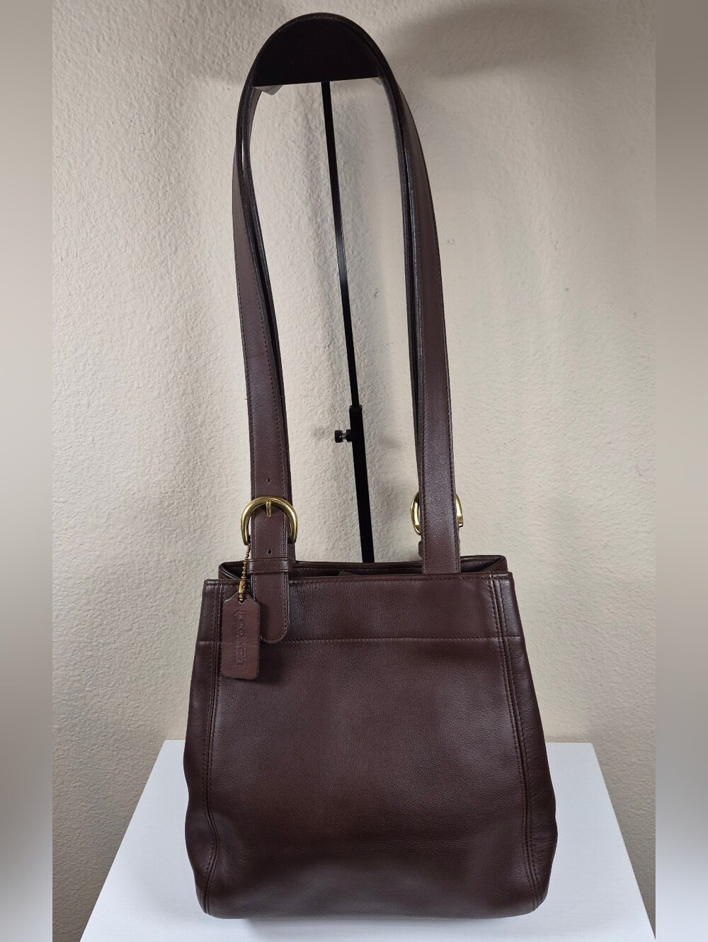 Vintage Coach Mahogany Buckle Bag #4157 - Picture 1 of 11